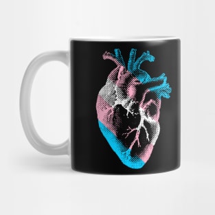 Trans Heart Mug